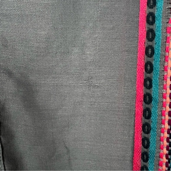 CAPELLI Scarf Infinity Aztec Southwestern Embroidered Boho Sheer Lightweight NWT - Picture 11 of 14